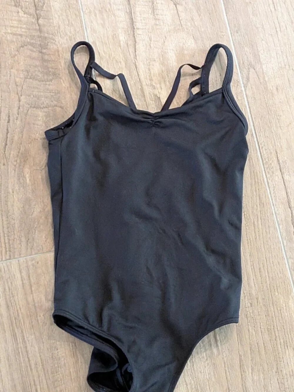 Mirella Girls Black Leotard
